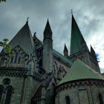 Nidaros cathedral of Trondheim, Norway's national sanctuary